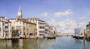 Het Grote Kanaal, Venetië, 1883 door Federico del Campo