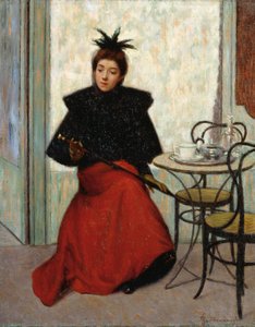 In het café, door Federico Zandomeneghi