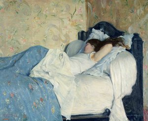 In bed, 1878