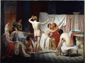 De Romeinse baden door Fedor Andreevich Bronnikov
