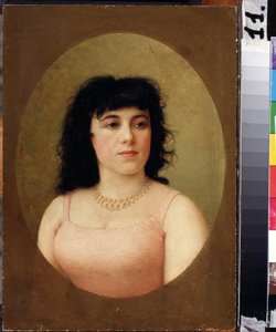 Portret van de Italiaanse ballerina Virginia Zucchi (1849-1930) door Fedor Andreevich Bronnikov