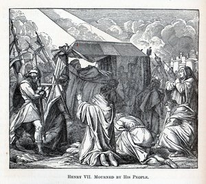 Hendrik VII betreurd door zijn volk, 1882