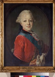 Portret van Groothertog Pavel Petrovich als kind door Fedor Stepanovich Rokotov