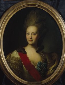 Portret van gravin Ekaterina Nikolayevna Orlova 1758-1781, ca. 1779 door Fedor Stepanovich Rokotov