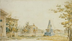 Het plein in Kherson, 1797