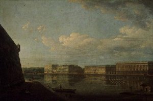 Uitzicht op de Paleiskade vanaf de St. Petrus en St. Paulusvesting, 1794