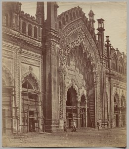 Jama Masjid Poort door Felice A. Beato