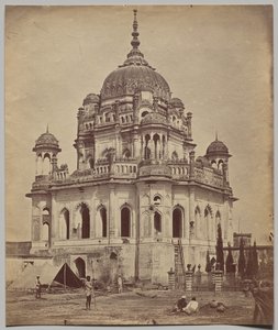 Het Graf van Saadat Ali in het Kaiserbagh Paleis door Felice A. Beato