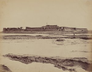 Exterieur van Noord Taku Fort aan de Peiho Rivier, Toont de Engelse en Franse Ingang, 21 Augustus 1860