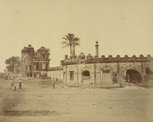 Exterieur van de Secundra Bagh door Felice Beato