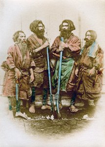 Groep Ainu-mensen, Japan