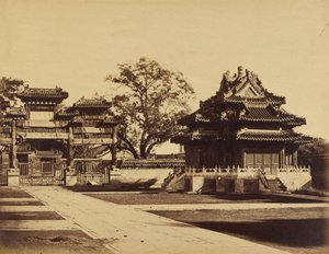 Keizerlijk Winterpaleis, Peking, 29 oktober 1860 door Felice Beato