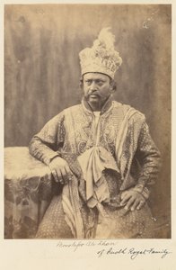 Moostafor Ali Khan van de koninklijke familie van Oudh