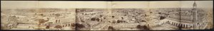 Panorama van Lucknow, Gemaakt vanaf het Kaiser Bagh Paleis, 1858 door Felice Beato