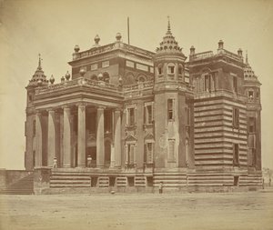 Het Dilkusha-paleis door Felice Beato