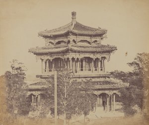 Het Grote Keizerlijke Paleis Yuen Min Yuen, Peking, voor de brand, 18 oktober 1860