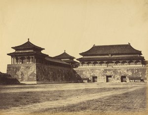 Het Grote Keizerlijke Winterpaleis, Pekin, 29 oktober 1860 door Felice Beato
