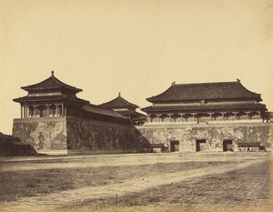 Het Grote Keizerlijke Winterpaleis, Peking, 29 oktober 1860 door Felice Beato
