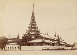 Het Paleis Mandalay (Centrum van het Universum) door Felice Beato