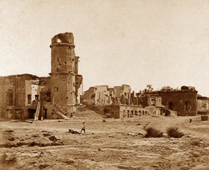 De residentie, gezien vanaf de Redan