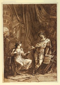 Cleopatra die Pleit bij Caesar