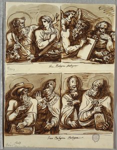 De vier evangelisten, studie naar Giambologna