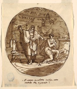 De Hogepriester Straft een Vestaalse Maagd, Sala di Numa Pompilius, Palazzo Milzetti, Faenza