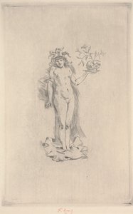 Dans Folie door Félicien Rops