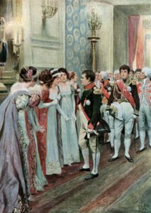 Een Receptie in de Tuilerieën door Felicien baron de Myrbach Rheinfeld