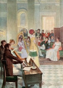 Een Soiree in Malmaison door Felicien baron de Myrbach Rheinfeld