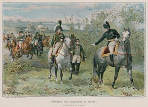 Napoleon en Alexander in Erfurt