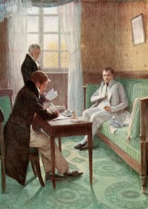 Napoleon op Sint-Helena door Felicien baron de Myrbach Rheinfeld