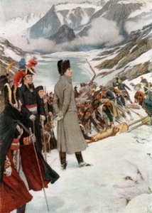 De Oversteek van de St Bernard door Felicien baron de Myrbach Rheinfeld