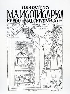 Manco Inca probeert het Inca-paleis van Cuyus Mango, dat was omgebouwd voor christelijke aanbidding, in brand te steken, maar God grijpt in