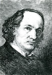 Charles Baudelaire (1821-67) door Felix (after) Bracquemond