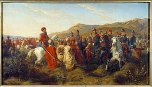Verovering van Algerije (1830-1847): episode van de campagne van Algerije in 1840 door Felix (after) Philippoteaux