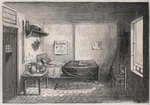 Parijs - Gevangenis de la Petite Roquette (gevangenis voor vrouwen en adolescenten) door Felix (after) Thorigny