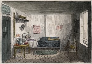 Parijs - Gevangenis de la Petite Roquette (gevangenis voor vrouwen en adolescenten) door Felix (after) Thorigny