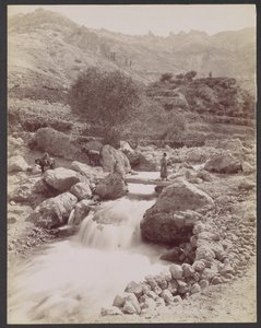 Loop van de Kadisha, Libanonberg door Félix Bonfils