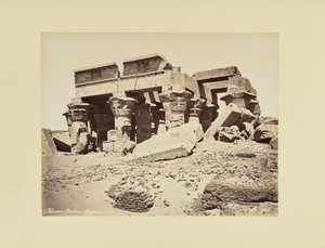 Koum-Ombos (Egypte) door Félix Bonfils