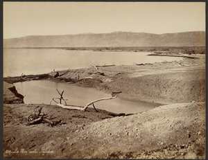 De Dode Zee, Palestina door Félix Bonfils