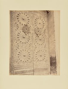 Moskee Moayed - De poort door Félix Bonfils