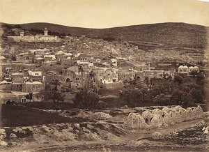 Panoramisch uitzicht op Nazareth, Israël