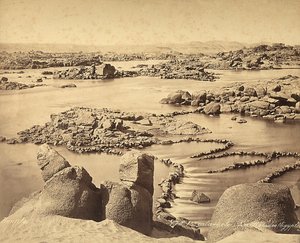De cataracten van de Nijl, Egypte