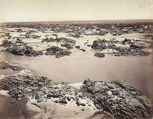 De eerste cataract van de Nijl, genomen bij Phyloe, Egypte