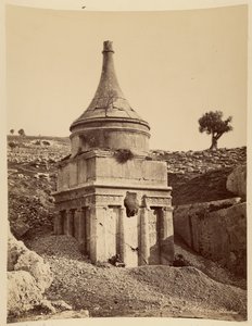 Graf van Absalom, Palestina door Félix Bonfils