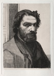 Alphonse Legros door Felix Bracquemond