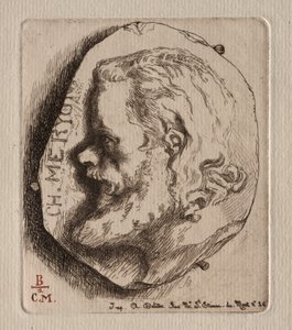 Charles Meryon, 1854 door Felix Bracquemond