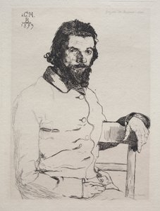 Charles Méryon, 1884 door Felix Bracquemond