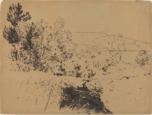 Kustlandschap door Felix Bracquemond